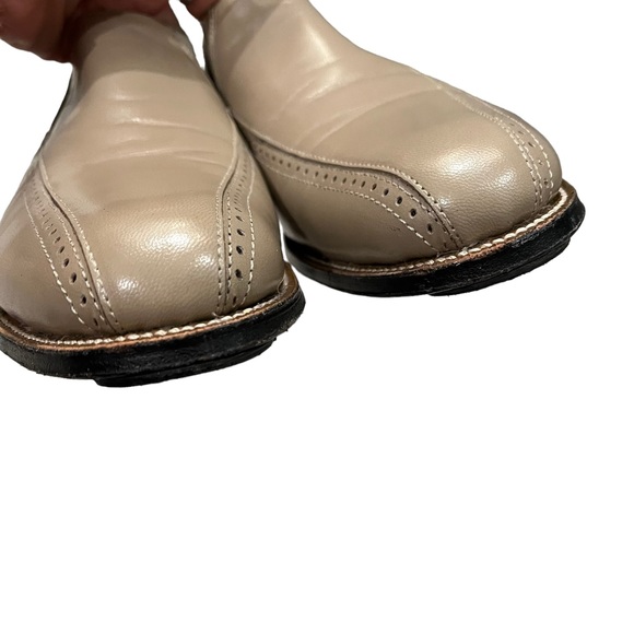 Stacy Adams Madison Taupe Leather Slip On Loafer, Sz 7.5 - Picture 10 of 13